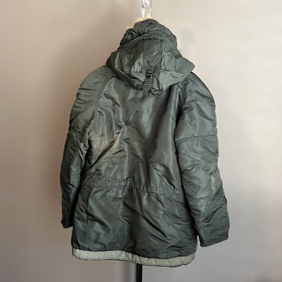 USAF men’s fur trimmed flying jacket. Type N-3B - Picture 2 of 3